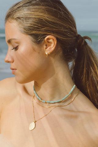 Basic wild hoop gold plated (11mm)