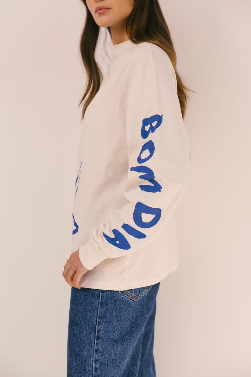 Sol Tee Long Sleeve Beige