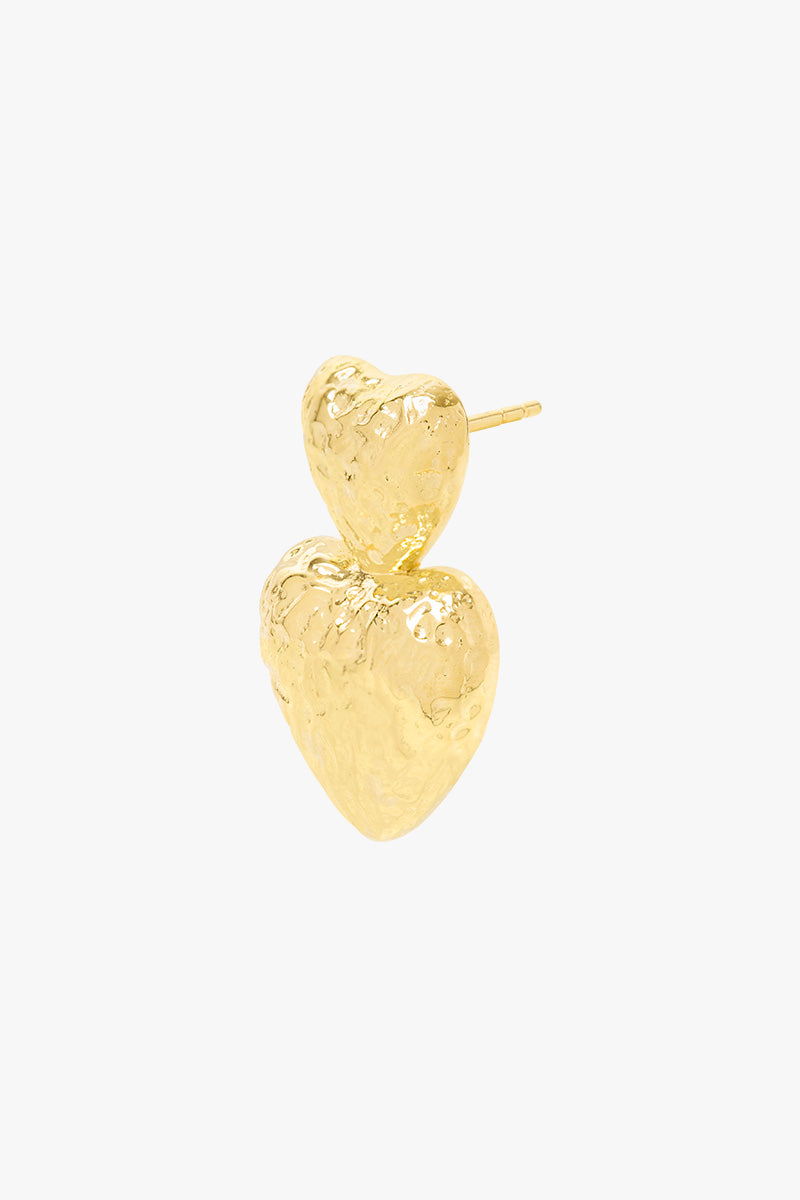 Entwined Love Earring Gold Plated