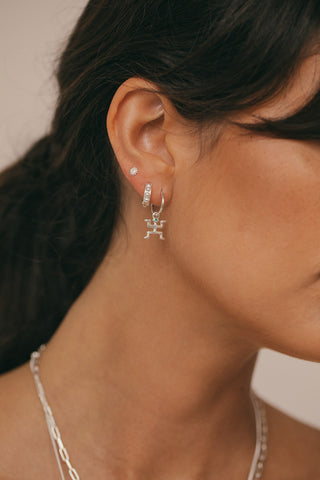 Helios stud silver