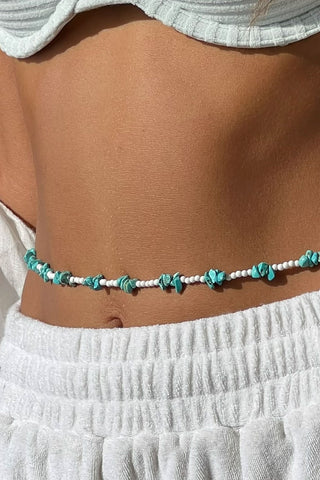 Mediterranean belly chain gold plated