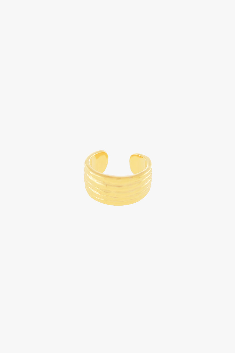 Rocky Ear Cuff Gold Plated