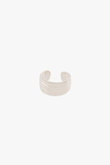 Rocky Ear Cuff Silver