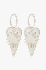 Serenity hoop earring silver 