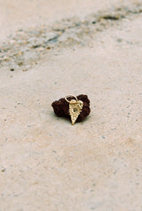 Serenity hoop earring gold plated