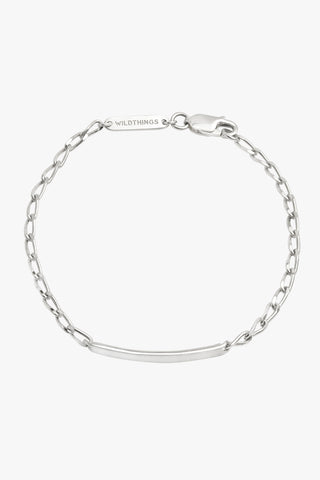 Personalized bar bracelet silver (pre-order)