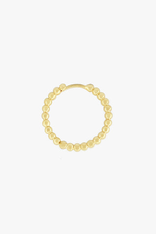 Small Dots Hoop Gold Plated (20mm)